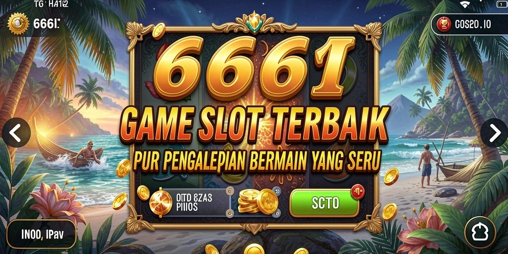 Screenshot gameplay 666I menampilkan gulungan yang berputar dan fitur bonus yang menarik.