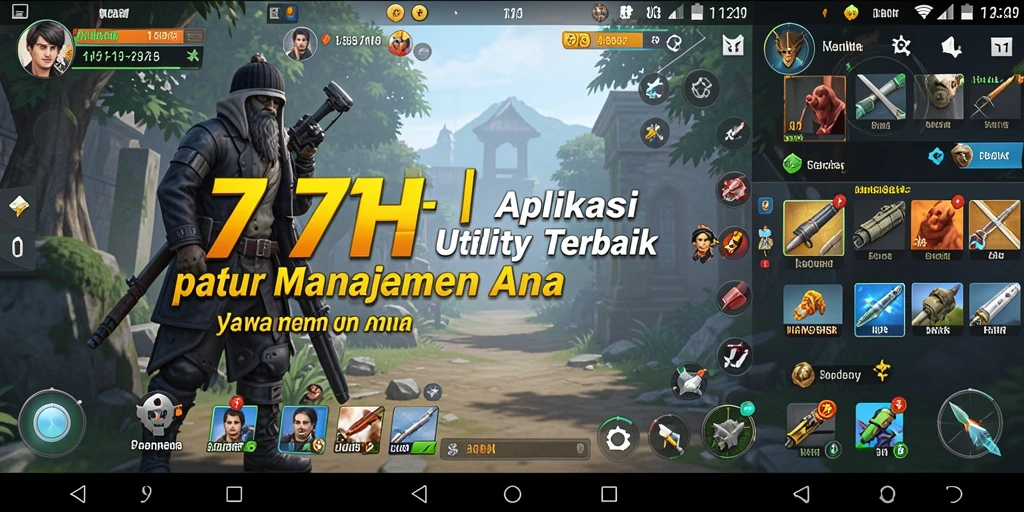 Tampilan antarmuka aplikasi 71H yang user-friendly dan fungsional.