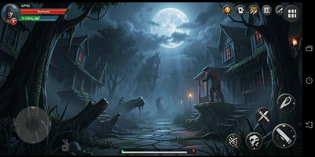 Tampilan gameplay API66 yang menakutkan dan penuh mystery.