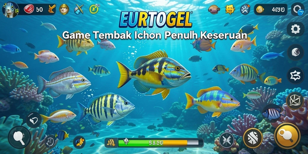 Tampilan gameplay Tembak Ikan yang memukau dalam EUROTOGEL.