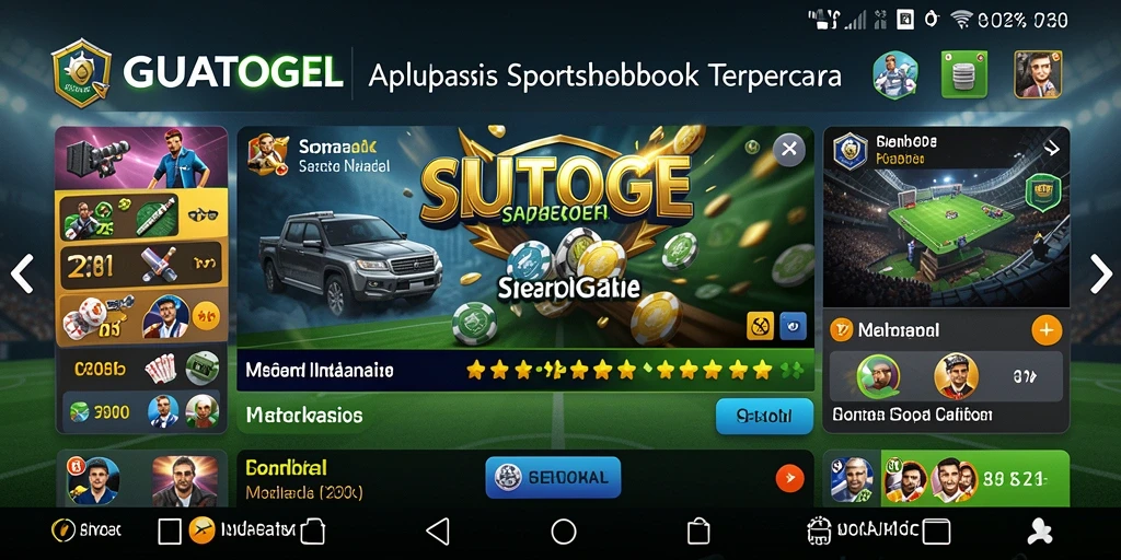 Tampilan GUATOGEL yang intuitif dan memikat saat bermain.