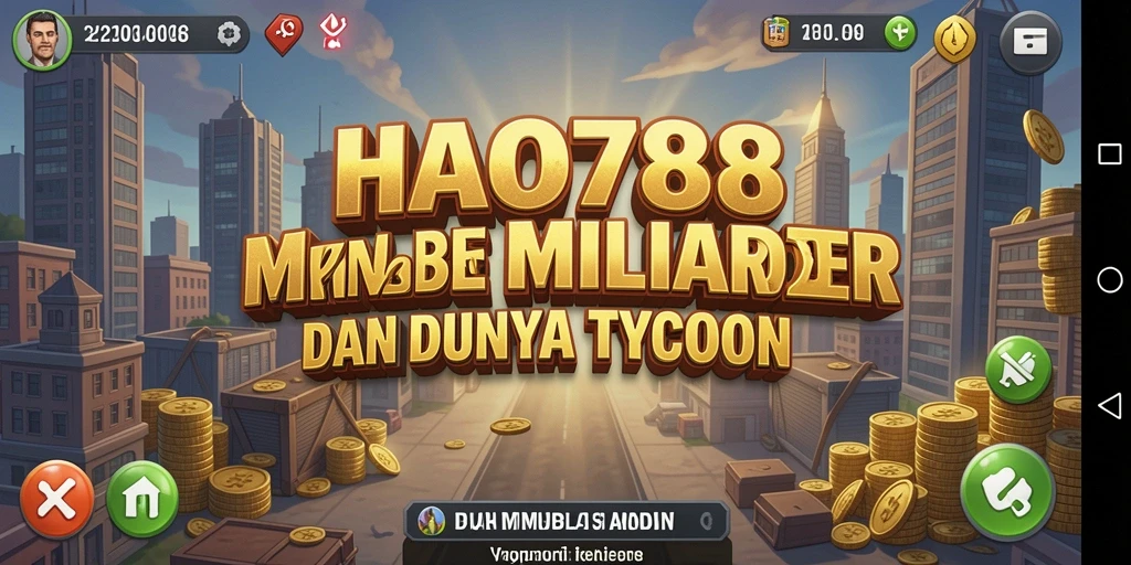 Tampilan gameplay HAO788 yang menarik dalam dunia Tycoon.