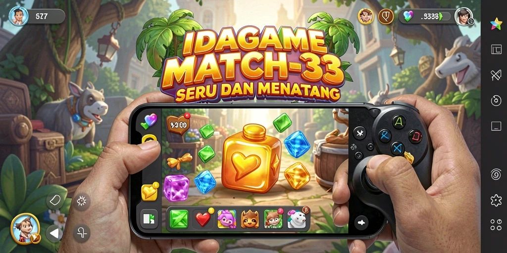 Tampilan gameplay seru dan menarik dari IDAGAME.