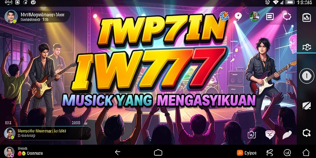 Screenshot gameplay IW777 menampilkan pengalaman musik yang seru.