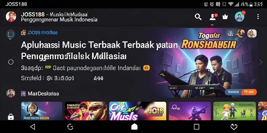 Tampilan permainan JOSS188 yang menarik dengan pengalaman musik yang menyenangkan.