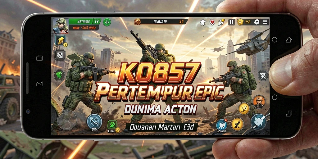 Tampilan mendebarkan dari KO857 saat beraksi dalam pertempuran.