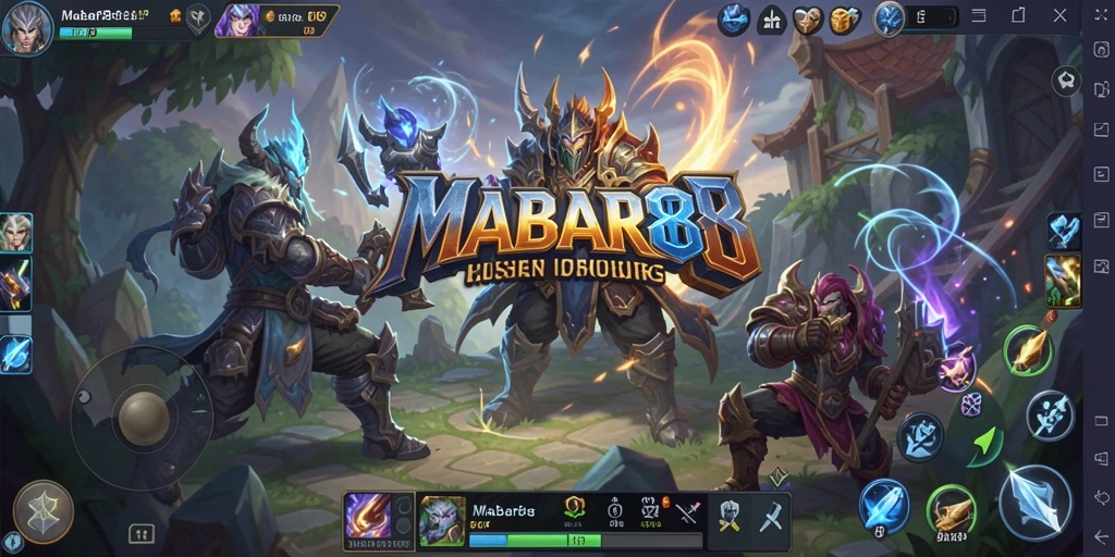 Tampilan gameplay MABAR88 yang memukau dalam dunia MMORPG.