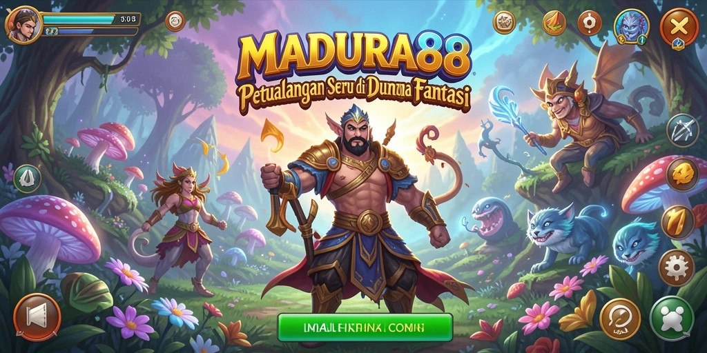Gameplay seru dalam MADURA88 yang penuh petualangan.