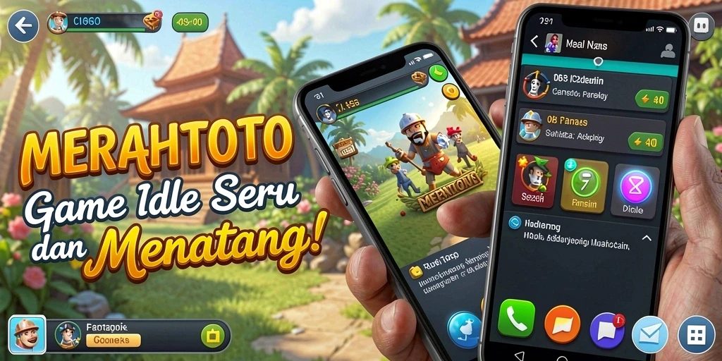 Tampilan gameplay seru dari MERAHTOTO dengan pengalaman Idle.