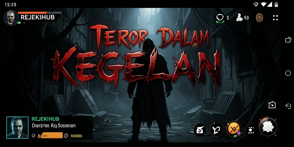 Gameplay menegangkan dalam dunia penuh misteri dan kegelapan.