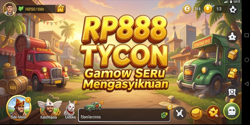 Tangkapan layar gameplay RP888 yang menunjukkan aktivitas manajerial.