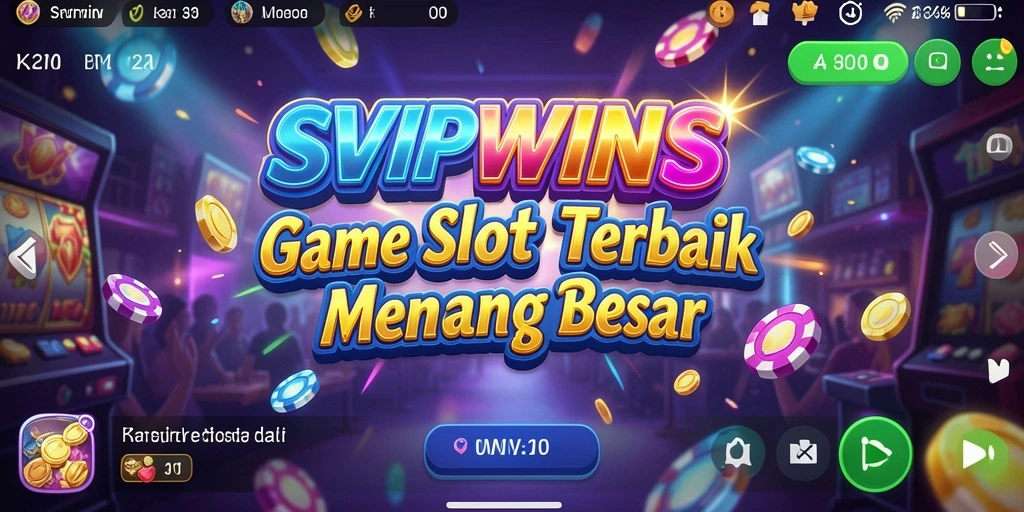 Screenshot gameplay SVIPWINS dengan tampilan mesin slot yang menarik.